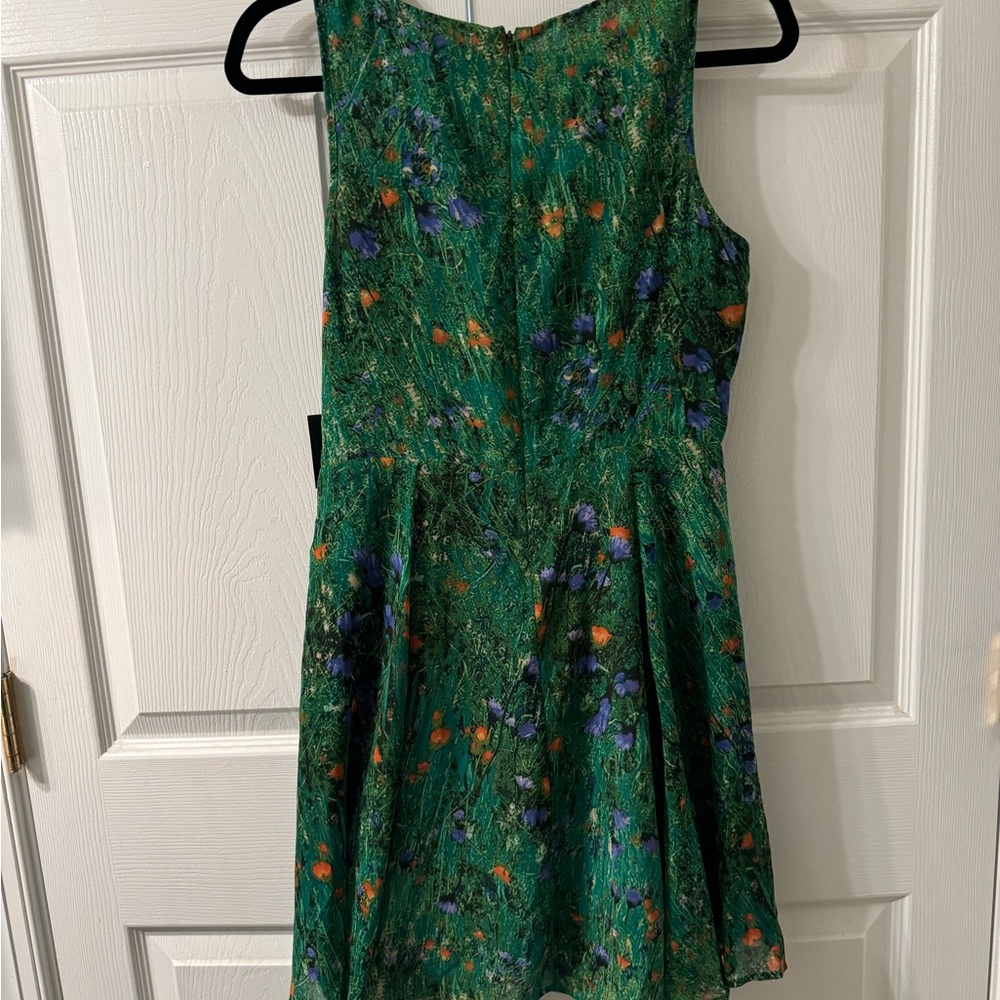 NWT - Green floral watercolor BB Dakota dress